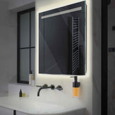 Espejo LED Cuadrado | Control por interruptor de pared | Luz blanca neutra - Reyze Seria Minimal Model 5